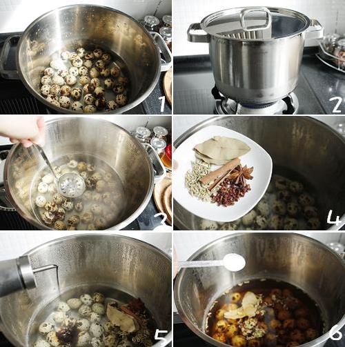 五香鹌鹑蛋的做法(卤菜)
